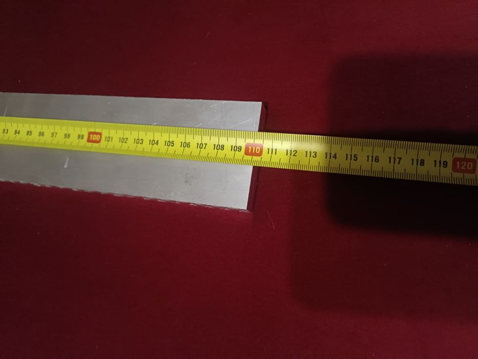 Aluminium twarde płaskownik