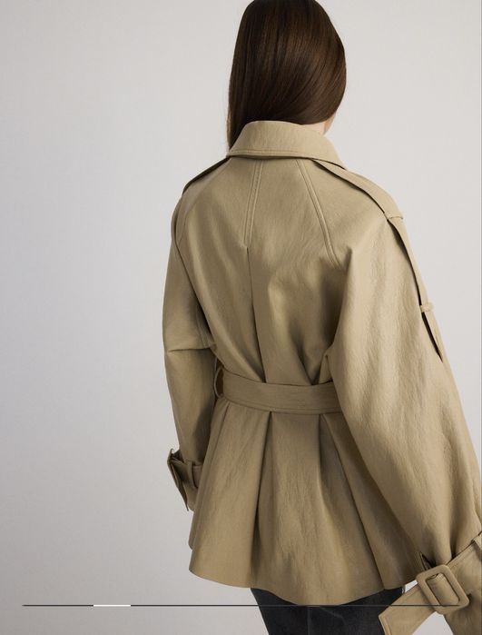 Beżowy nowy trencz Reserved