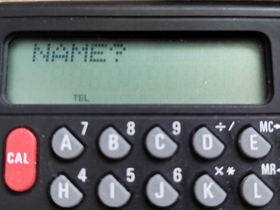 przechowywanie danych i tel. numerów, Lcd zegar,  10 kalkulator