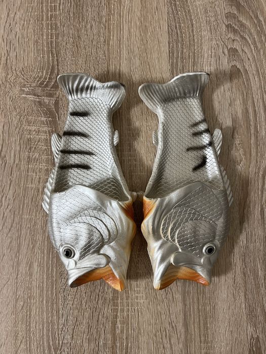 Тапки у вигляді Риб, гумові тапки Риби, шльопанці Риби