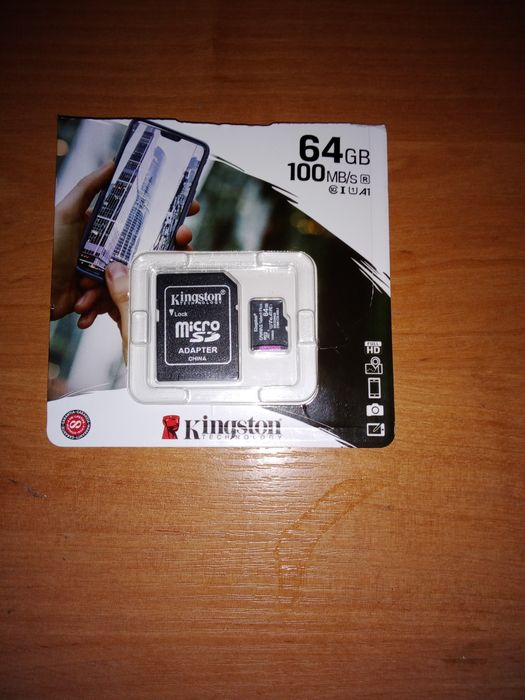 Продам карту памяти micro SD Kingston 64 gb