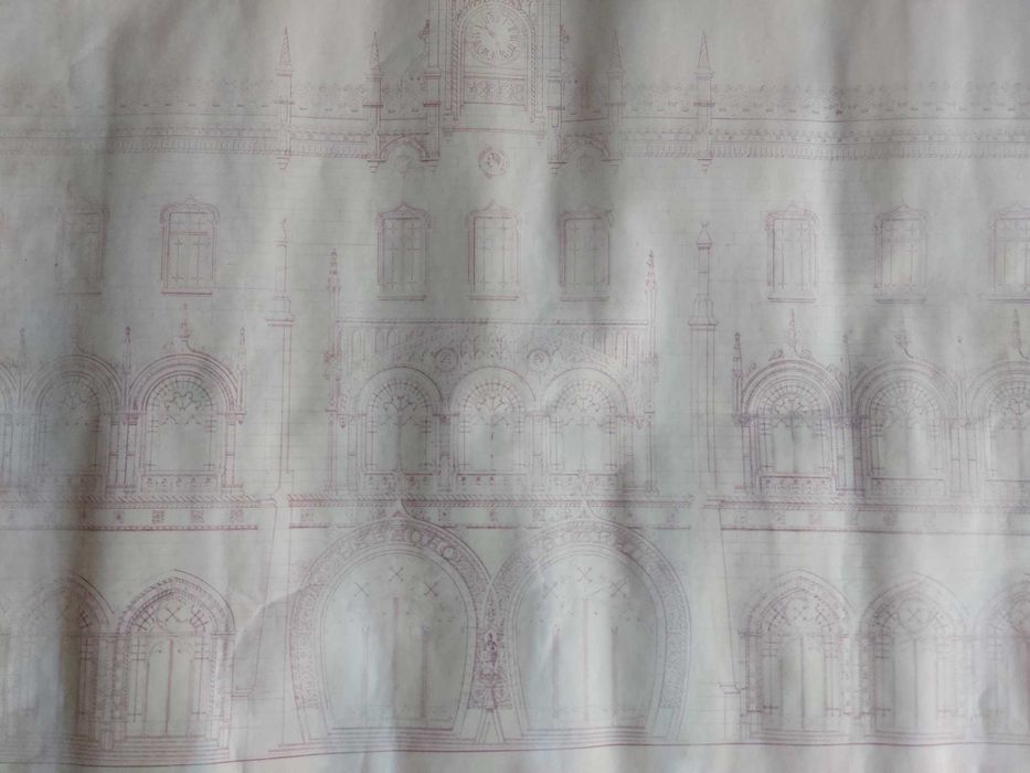 Cartaz / Planta do Rossio em Lisboa