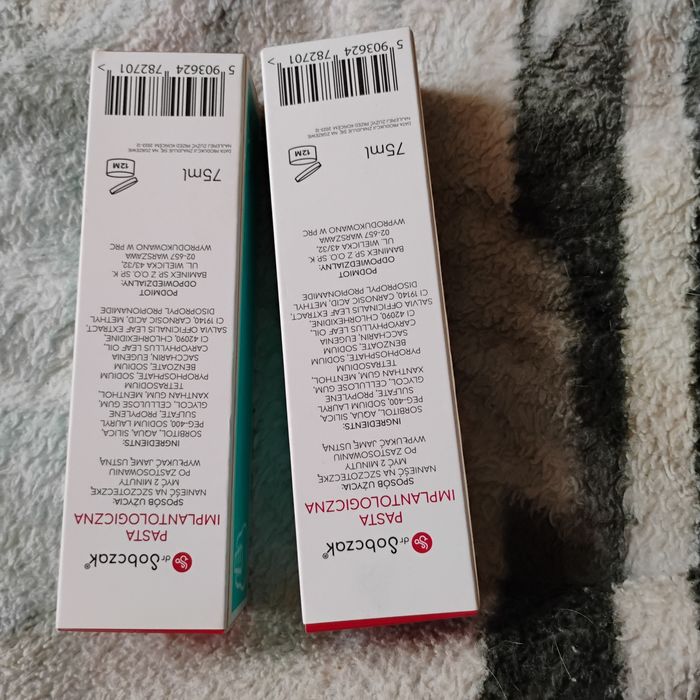 2szt pasta do zębów IMPLANT PROTECT