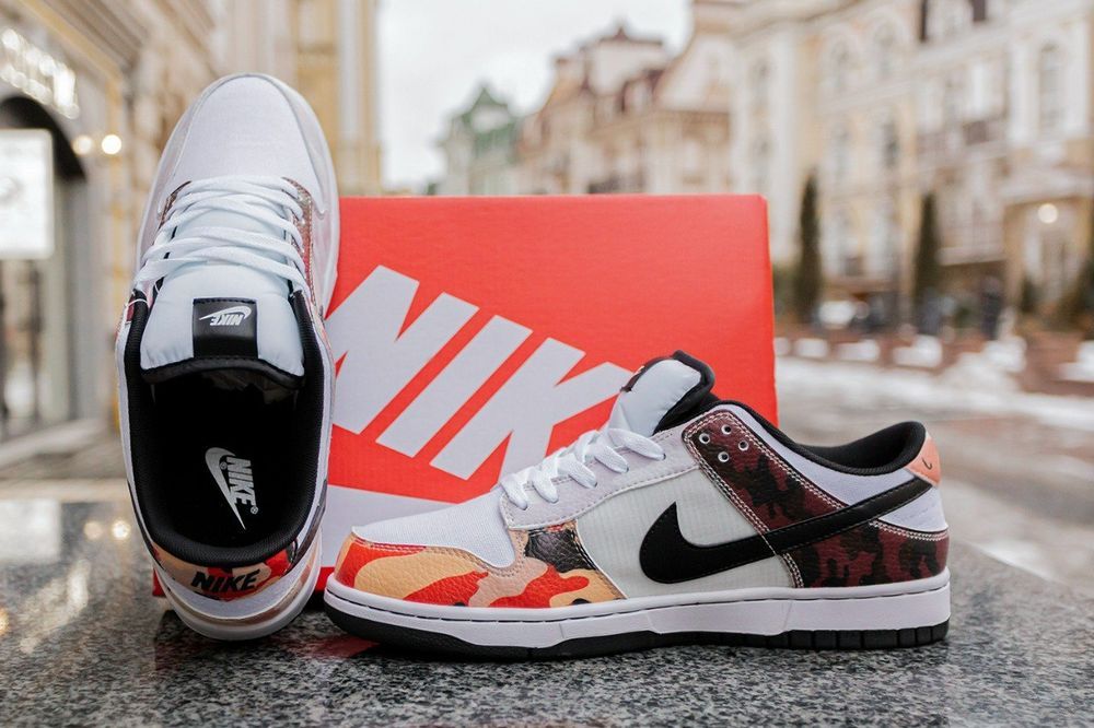 37, 38, 39р Dunk Low SE Multi-Camo топ-якість кросівки Джордан