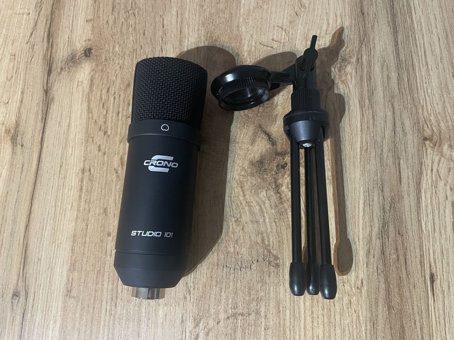 Mikrofon pojemnościowy Crono 101 XLR BK