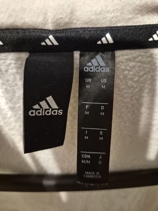 Adidas bluza biała M