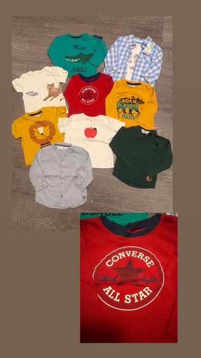 Paka ubrań dla chłopca - rozmiar 74/80