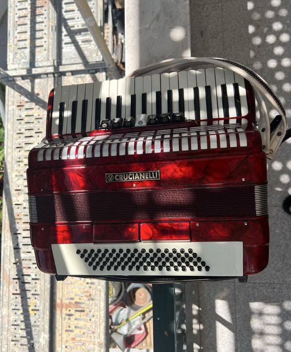 3a voz Acordeao Crucianelli Italia +mala e correias
