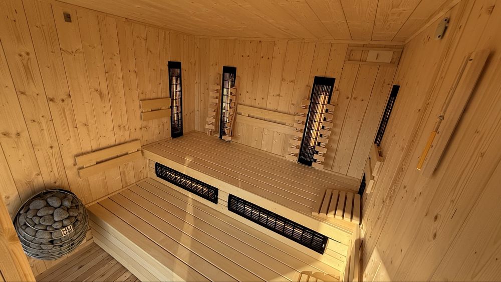 Sauna ogrodowa Fińska na wymiar z montażem