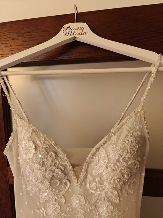 Zjawiskowa suknia ślubna.