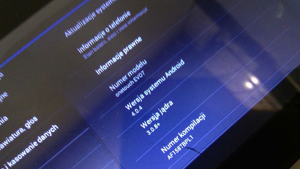 Tablet Alcatel  onetouch EVO7 nr1598