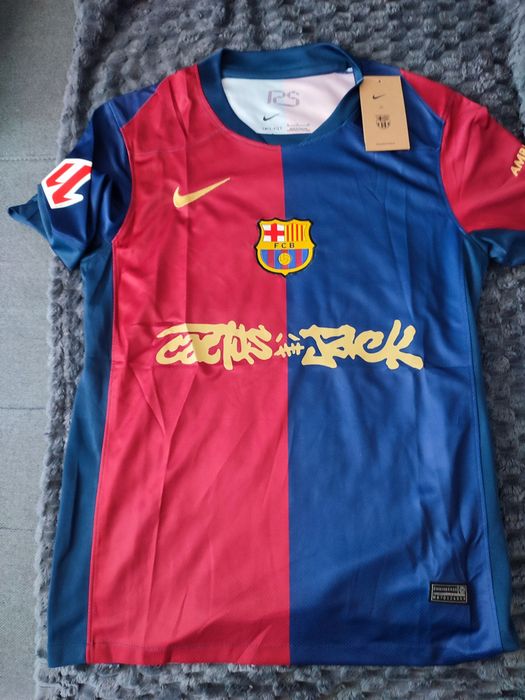 Koszulka piłkarska FC Barcelona rozmiar S Travis Scott