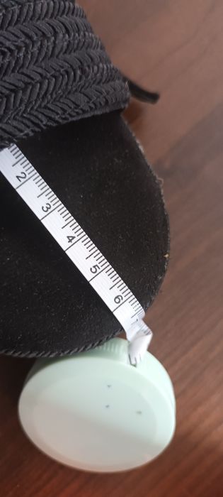 Sandały damskie na koturnie czarne 41 Jenny Fairy