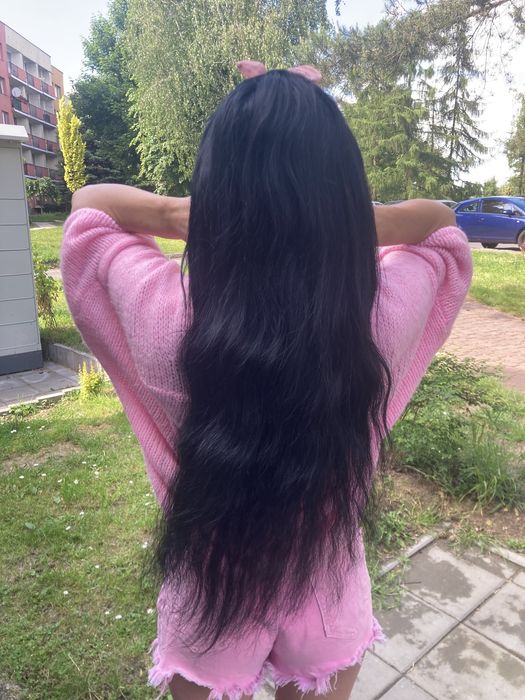 Przedłużanie włosow na keratynie