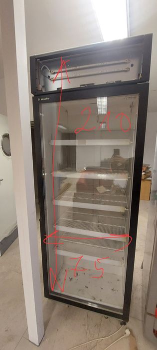 Lodówka chłodziarka drzwi przesuwne