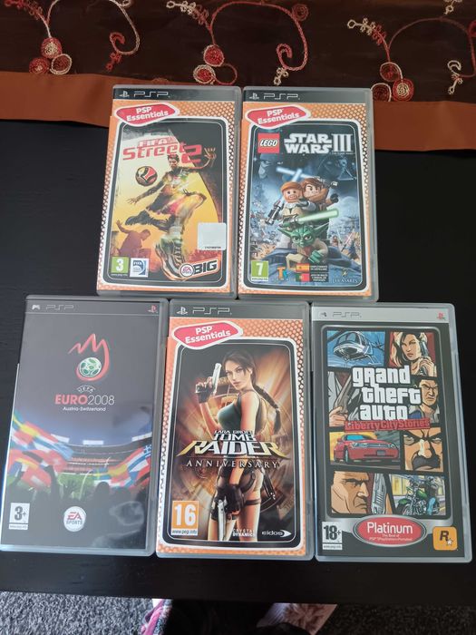 Jogos PSP em óptimo estado. Originais.