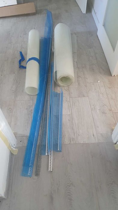 siatka, kątowniki do tynkowania