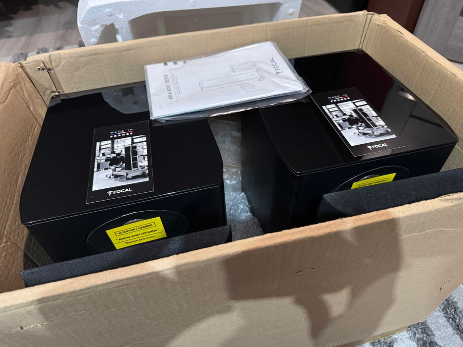 FOCAL ARIA 906 czarne black glass 120W kolumny monitory Polecam