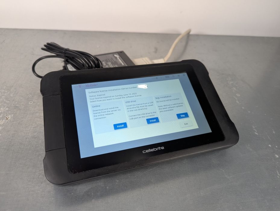 Cellebrite Touch 2 komplet Mobilogy do telefonów odzyskiwania danych