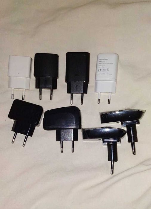5zł za sztukę ładowarki usb wtyczki 8 sztuk