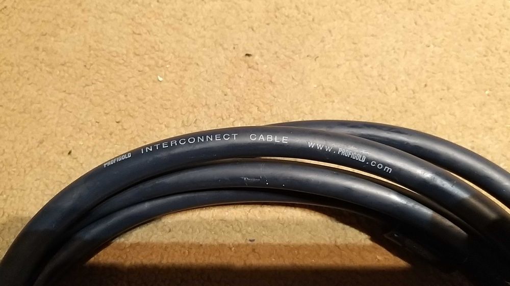 cabo scart banhado a ouro PROFIGOLD 3 Metros