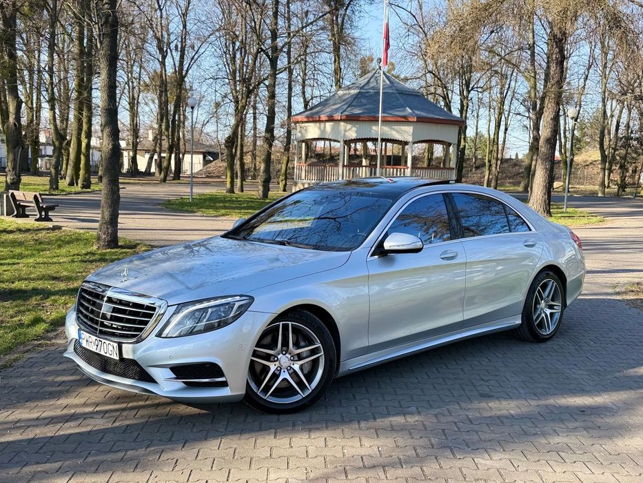Mercedes-Benz Klasa S Mercedes-Benz S500 Long ,Pakiet AMG, Tylko 79 tys. km,  Stan wzorowy