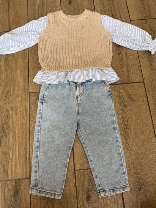 Комплект джинси Reserved светрик Zara 86 92