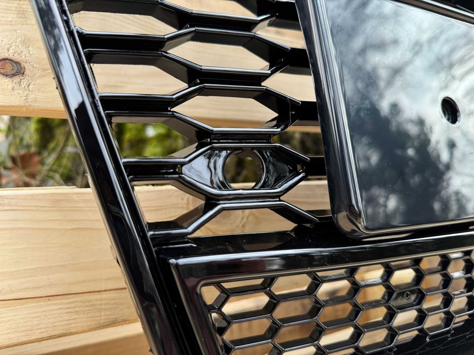 Grill Atrapa Audi A7 C7 11-14 styl RS7 ALL BLACK QUATTRO