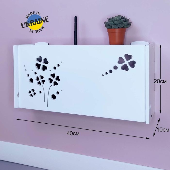 Полка для роутера Wi Fi ящик полиця коробка маршрутизатор детская