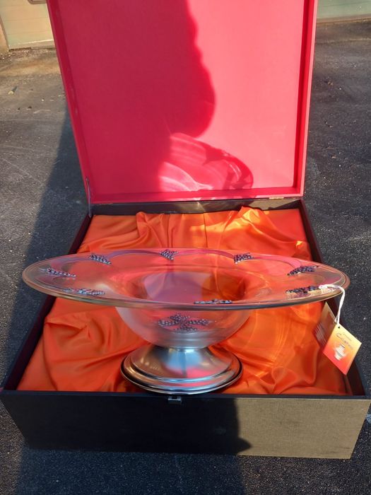 Fruteira estanho puro 95%