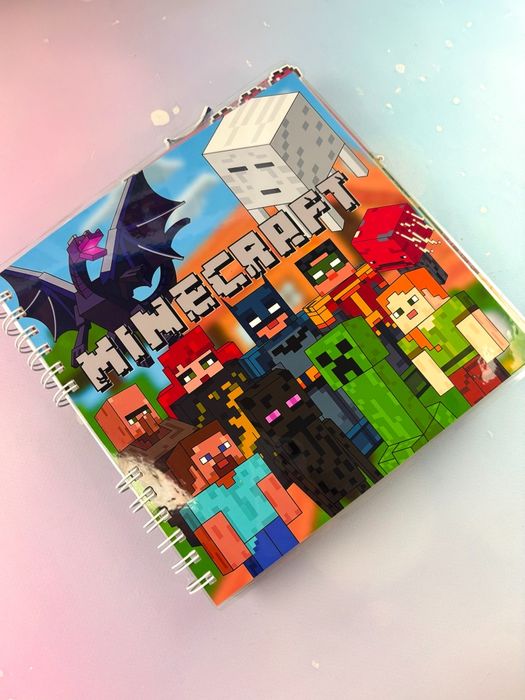 Майнкрафт на липучках ліпучках minecraft гра альбом книжка тока бока