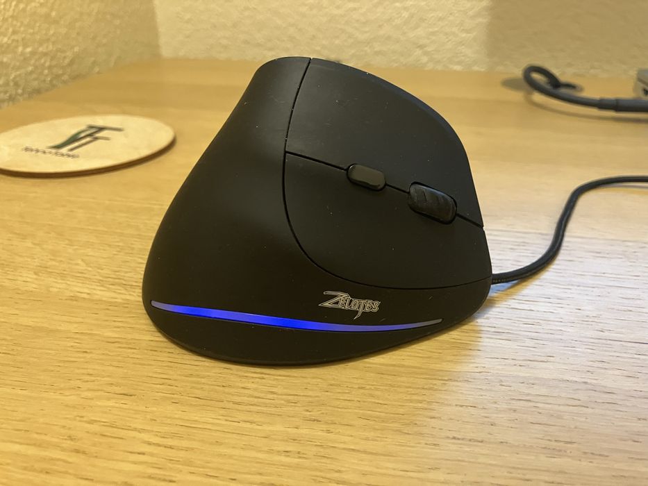 Вертикальна ергономічна мишка Zelotes T-20 USB, як нова