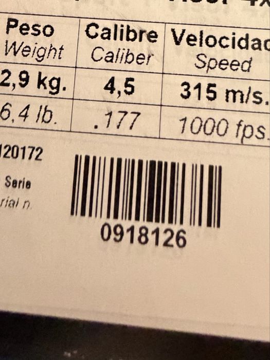 Carabina nova chumbos oferta alvo e chumbos