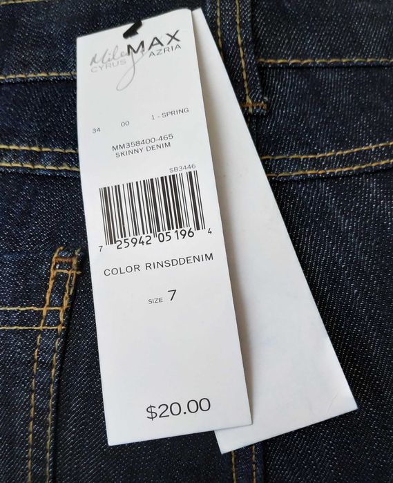 женские джинсы Miley Cyrus Max Azria Америка качественный котон 7р