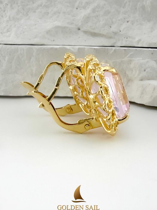 Сережки з сапфіром