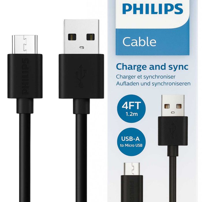Kabel Philips USB - microUSB typ B 1,2 m