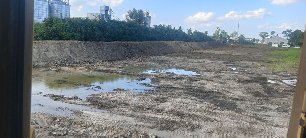 Spycharka spych koparka Niwelacja  równanie