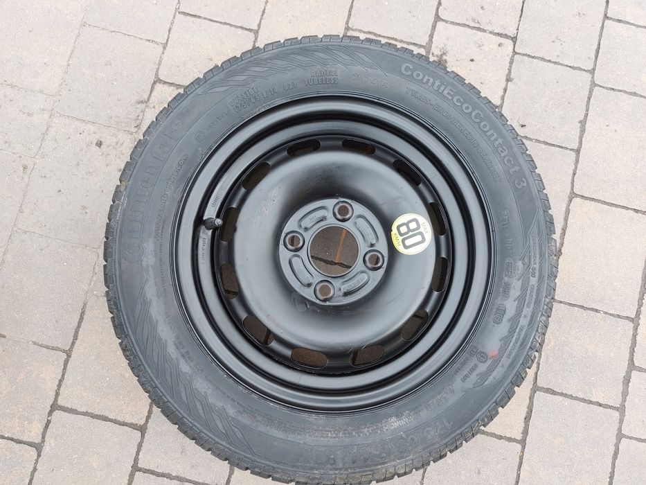 koło dojazdowe zapasowe 14 4x108 et37.5 ford fiesta mk7