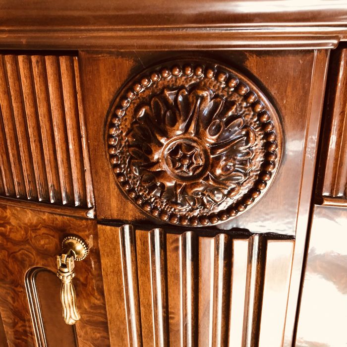 Jadalnia Włoska 10 krzeseł stół komoda witryna