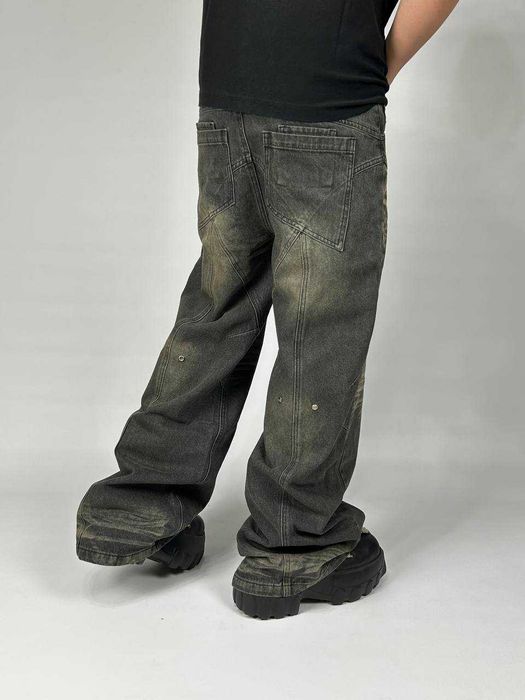 NO FAITH STUDIOS NFS baggy faded archive opium джинсы джинси черные