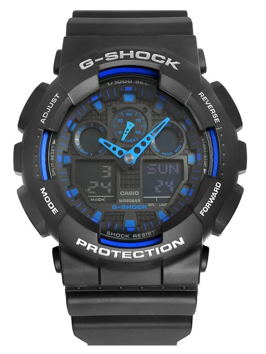 zegarek męski casio g-shock ga-100-1a2er + box