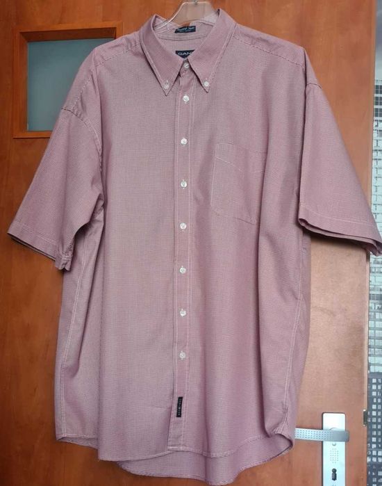 GANT  koszula z krótkim rekawem w pepitkę roz 4XL