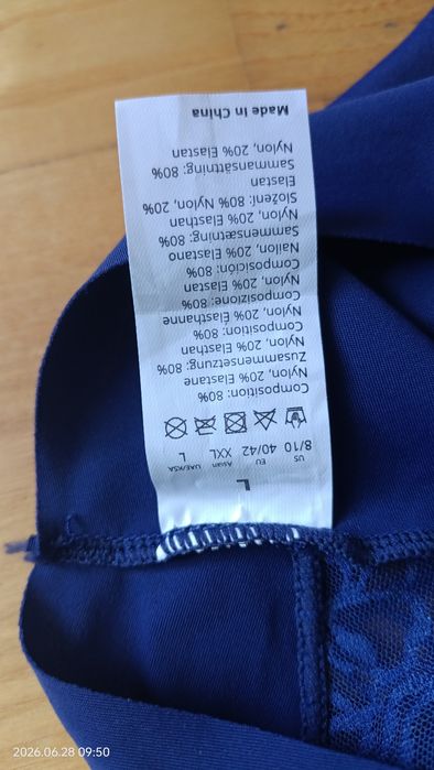 Granatowe majtki bezszwowe rozm. L