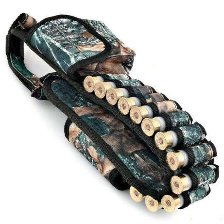 Патронташ на 44 патрона поясной камуфляжный из кордуры качественный