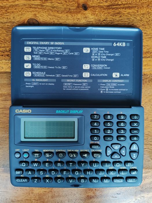 Casio Digital Diary elektronika vintage  NIEUŻYWANY