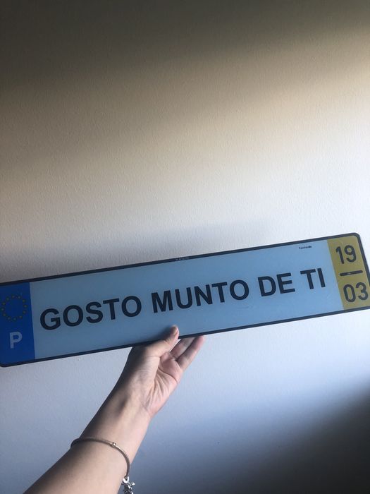 Matricula personalizada