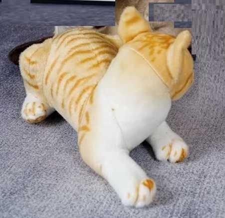 Kot syjamski 26 cm. Realistycznie wyglądający pluszak.