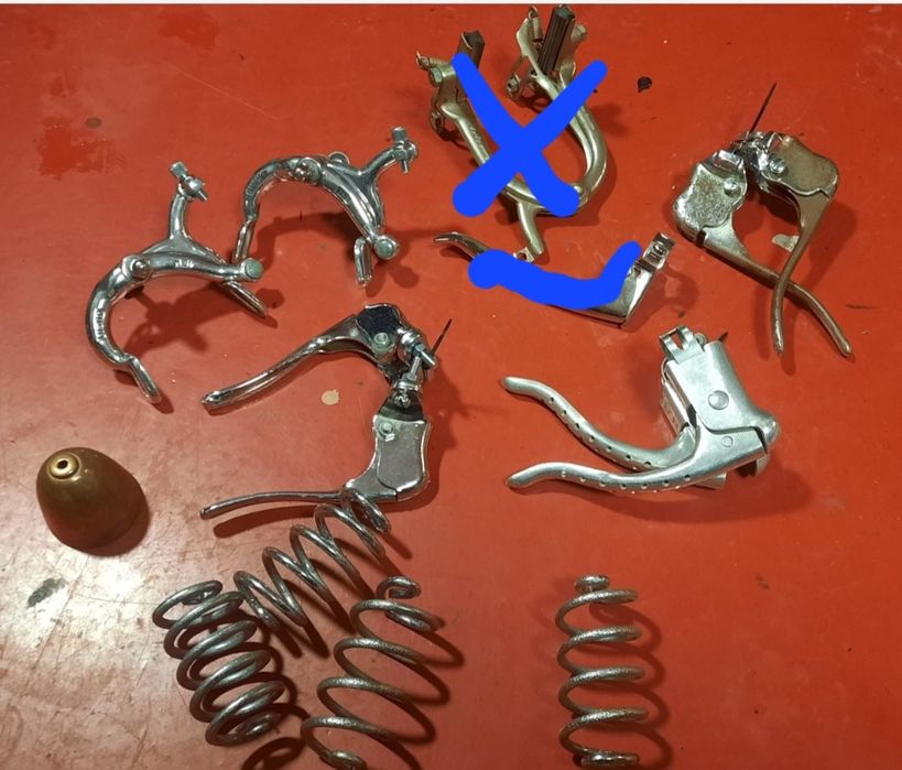 Peças antigas para bicicletas portuguesas VIlar Órbita Esmaltina Sirla