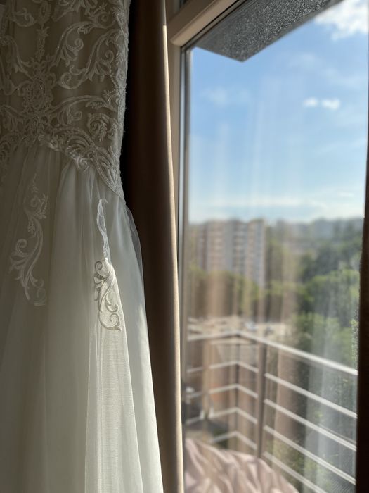 Весільна сукня рибка розмір S