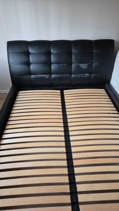 Łóżko tapicerowane - 160x200 pojemnik stelaż